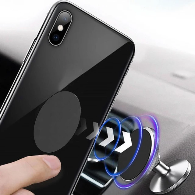 Autocollant universel de plaque de métal pour support de téléphone de  voiture magnétique, remplacement de plaque de métal, kit de feuille de fer  pour support magnétique - AliExpress