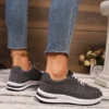 Blue Denim Platform Sneakers Women Fashion Thick Sole Lace Up Sports Shoes Woman Plus Size 43 Comfortable Casual Female Sneakers 6