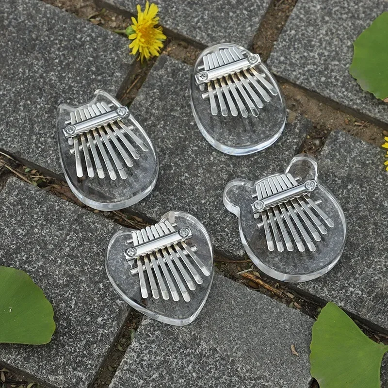 

1PC Mini Kalimba 8 Key Thumb Piano Cute Instrument Portable for beginners Exquisite Gift Set for Kids mini Instruments Kalimba