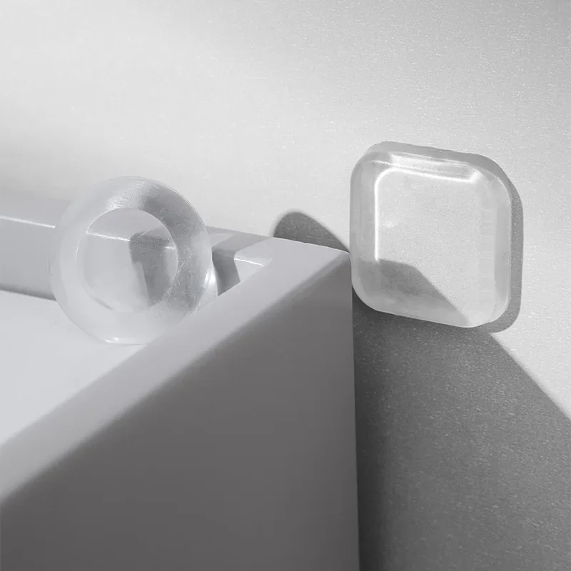 Door Stickers Self-Adhesive Anti-Collision Cabinet Refrigerator Door Rea Mute Transparent Waterproof Sticker Wall Stickers