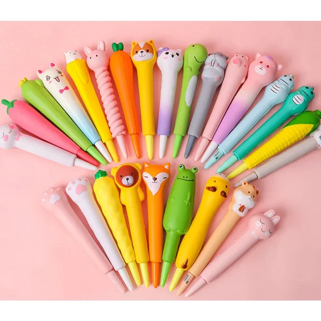 Novelty Cartoon Stress Relieve Squishy Gel Pen 2