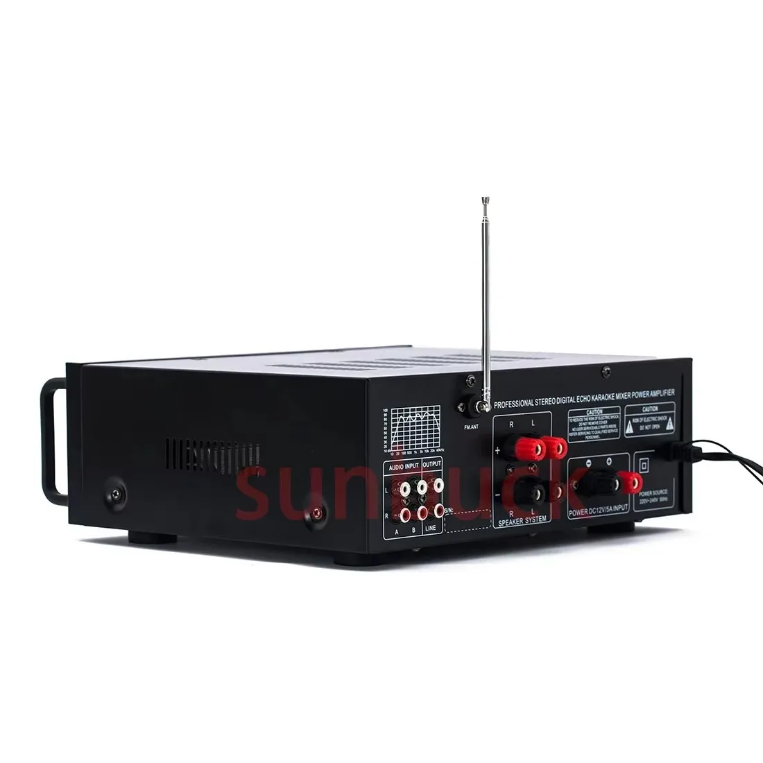 アンプ Sunbuc0k HiFi STEREO KARAOKE AUDIO AMPLI Sunbuck 5.0 Bluetooth Wireless Power Amplifier Home Theater
