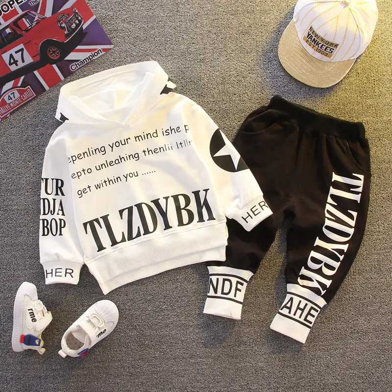 Autumn Kids Clothes Children Boys Girls Sport Letters Hoodies Pants 2Pcs/sets Toddler Active Clothing Infant Kids Tracksuit Kids Clothing Set Girls Clothing Set Kids Sports Suit Boys Clothing Set Children Sports Suit Kids Sweatshirt Set Boys Tracksuits Suit Boys Tracksuits