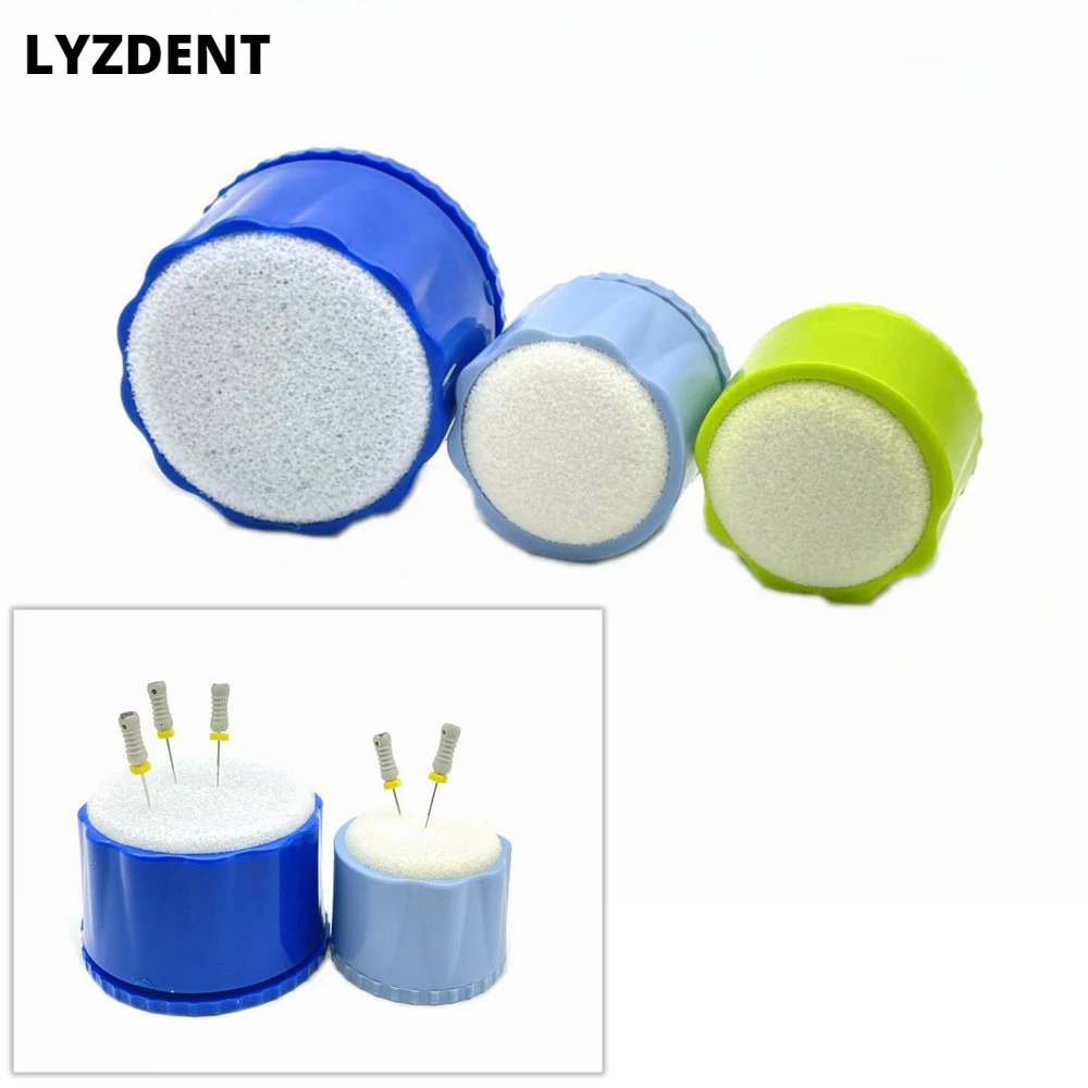 

LYZDENT 1pc Dental Equipment Round Endo Stand Cleaning Foam File Drills Block Holder Wtih Sponge Autoclavable Dentist Products