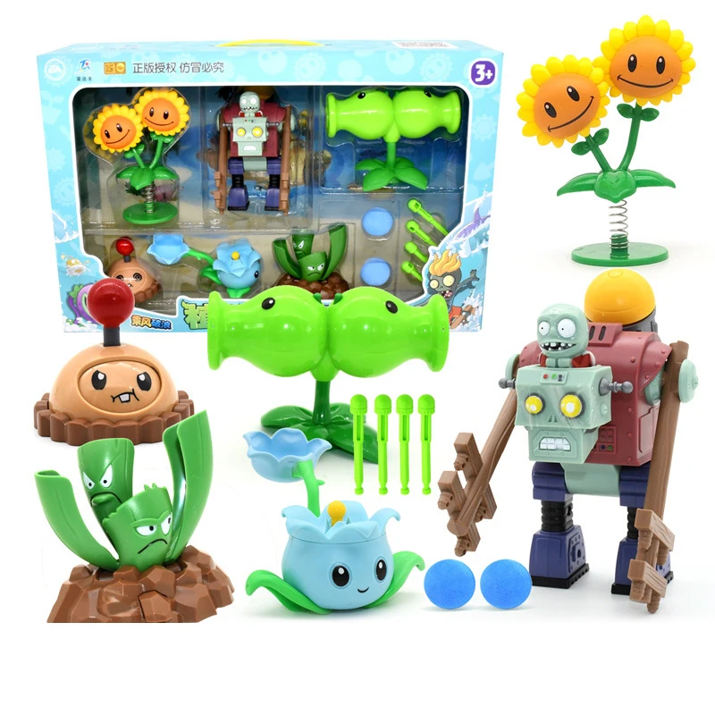 Plants Vs Zombies Peashooter Action Figure – 8cm Tall PVC Toy For Kids, New 2022
