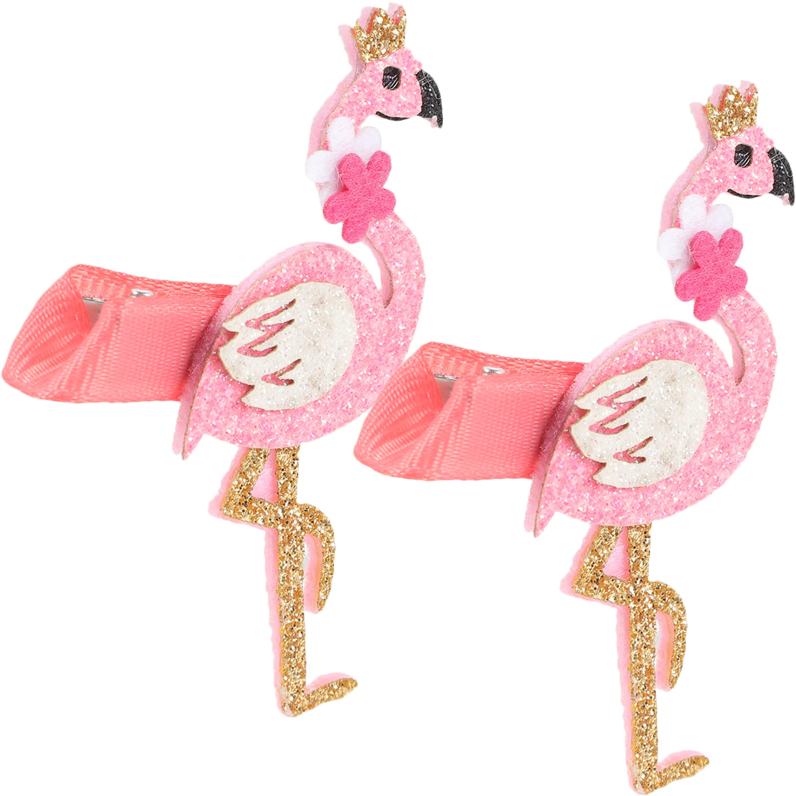 Children's Barrettes Hairpins for Decor Kids's Clips Baby Flamingo Shape Girl Claw flamingo вольер для животных