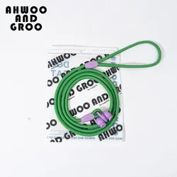 Lightweight Nylon Adjustable Training Collar and Leash (Green)