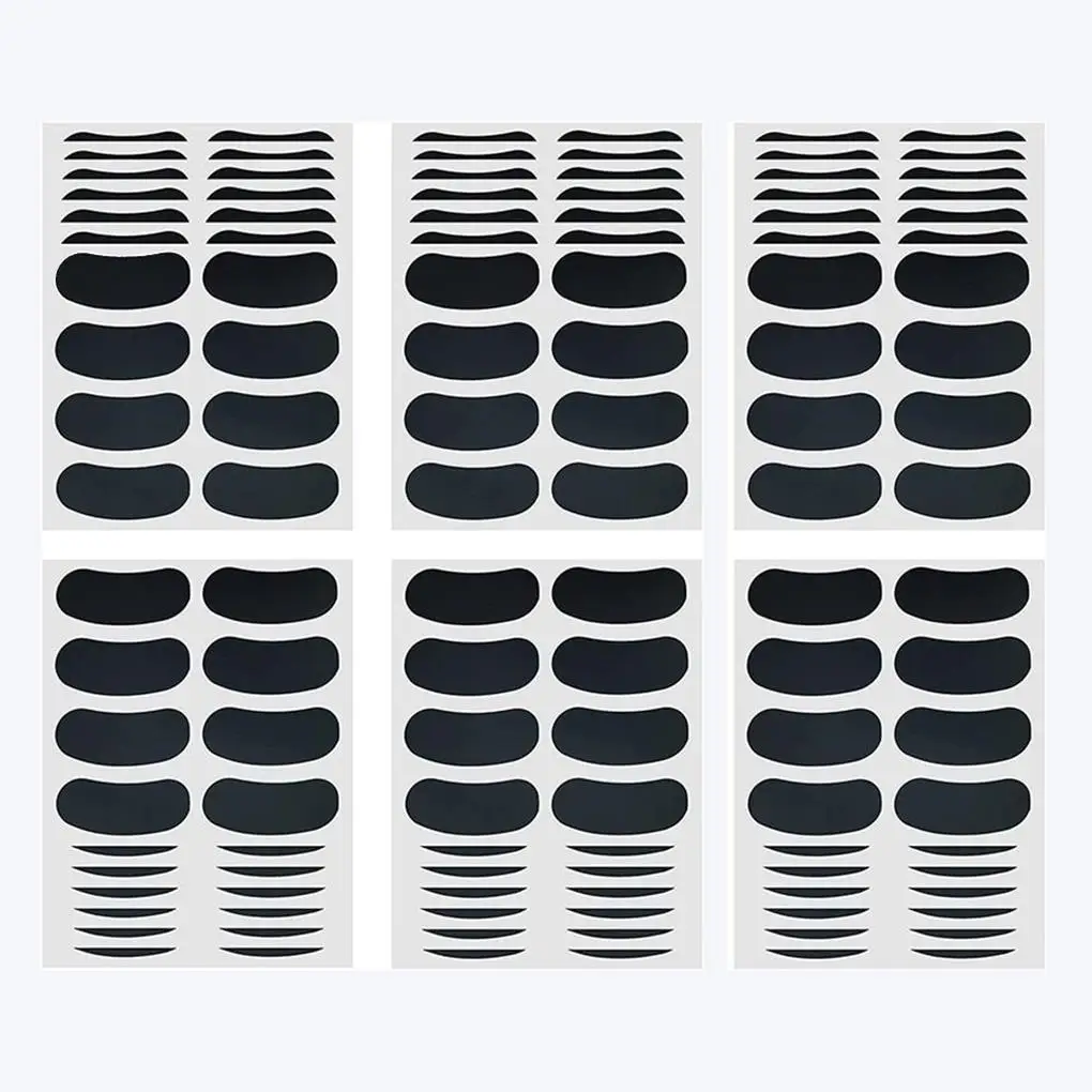 

100 Sheets Sport Eye Stickers Solid Color Face Sticker Facial Decal