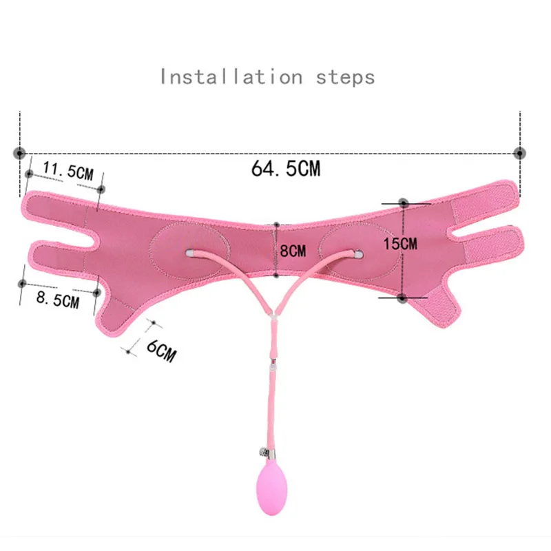 Inflatable Air Press Facial Slimming Band V-Line Cheek Chin Slimming Belt Face Massager Shaper Skin Care Thining Firming Bandage_voghion.com