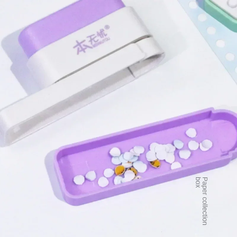 Paper Punch Hole Punching Tools Paper Craft Punch 5- Hole Punch for Binder Office Desk Organizer