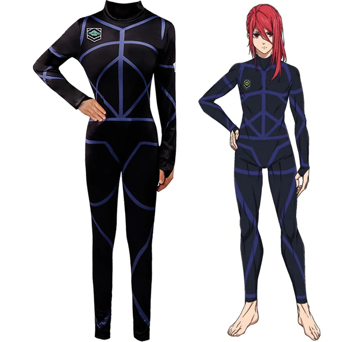 

Japanese Anime Blue Lock Isagi Yoichi Chigiri Hyoma Cosplay Costume suit Women Man Jerseys Leisure Sports Performance Clothing
