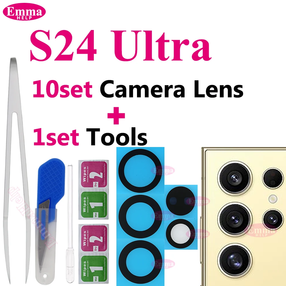 Premium Rear Camera Glass Lens Repair Kit for Ultra and Plus Series