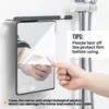 TAILI 1pcs Acrylic Mirror With Wall Suction Shower Mirror For Man Shaving Women Makeup Portable Travel Bathroom Accessories 3