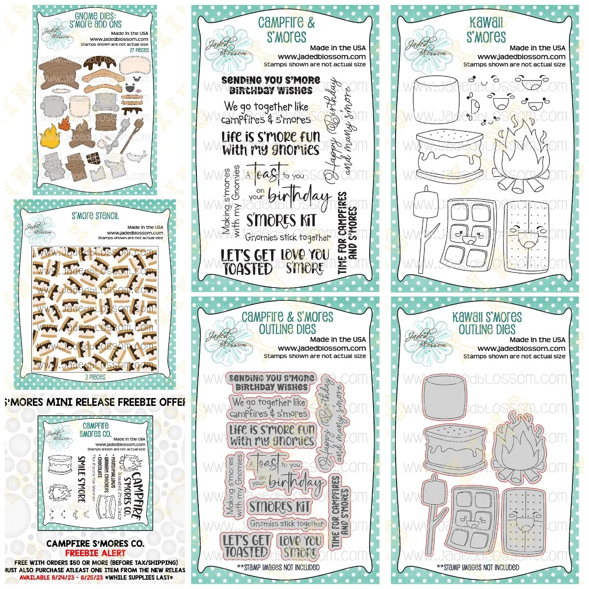 

Metal Cutting Dies Stamps Stencil DIY Scrapbook Paper Diary Decoration Card Handmade Embossing 2023 New Gnome Campfire & S'mores