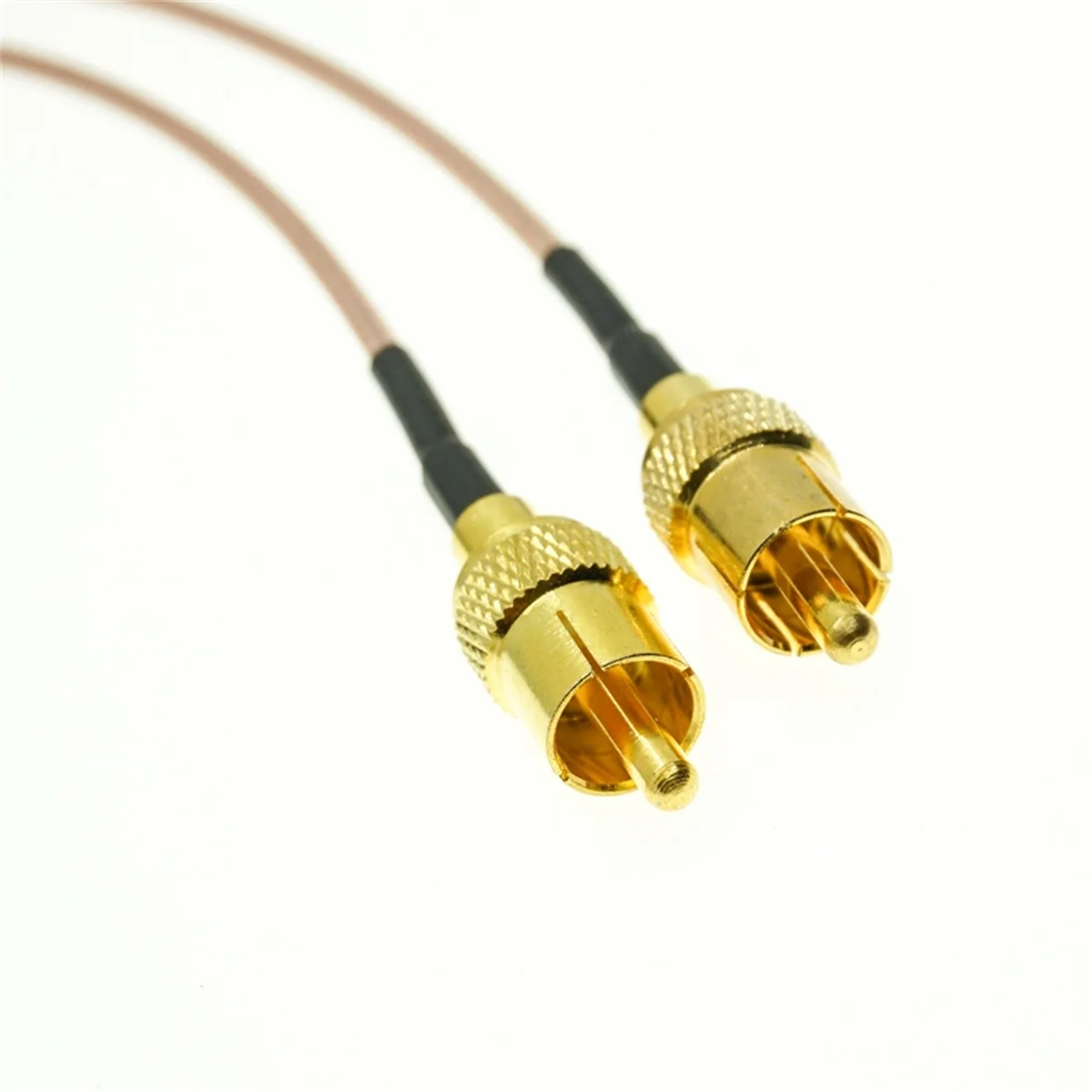 

1PCS RG316 Cable RCA Male to RCA Male Plug Connector RF Coaxial Extension Cord Jumper Video Recorder Pigtail 10CM-10M