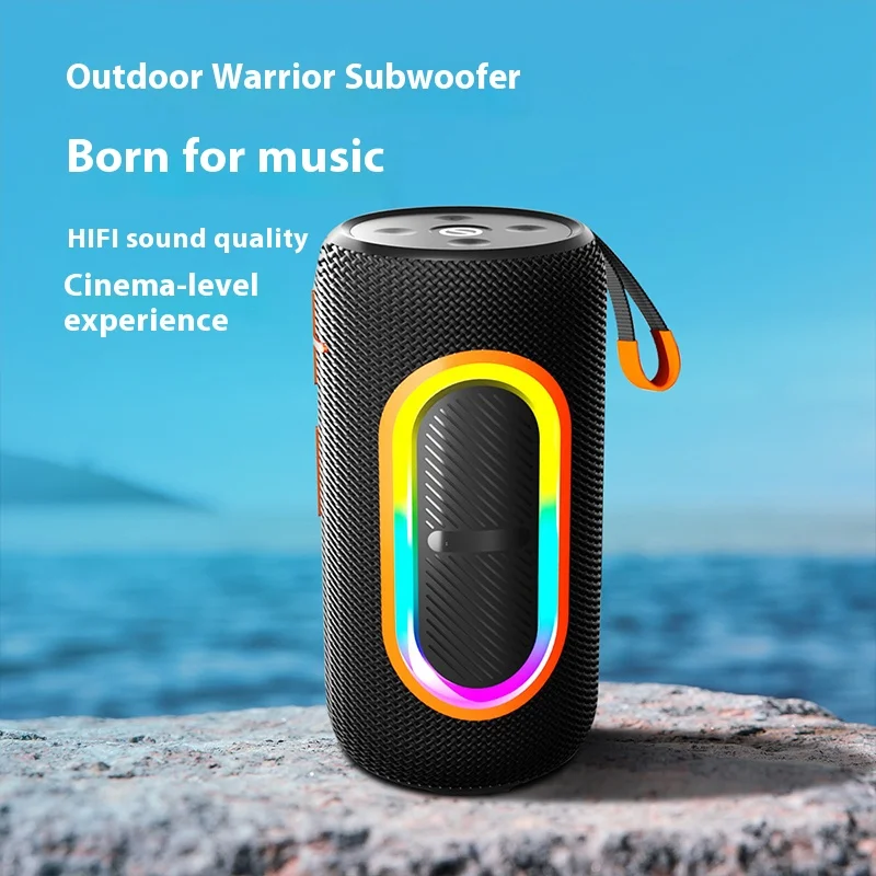 Powerful Portable Music Stereo Subwoofer Outdoor Woofer Bluetooth Speaker Wireless_voghion.com