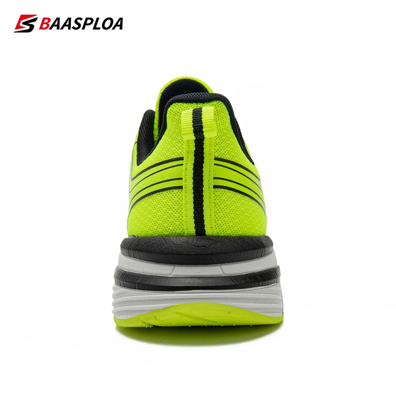 Baasploa 2023 Spring Men's Outdoor Sports Running Shoes Lightweight Mesh Breathable Mountain Running Fashion Sneakers