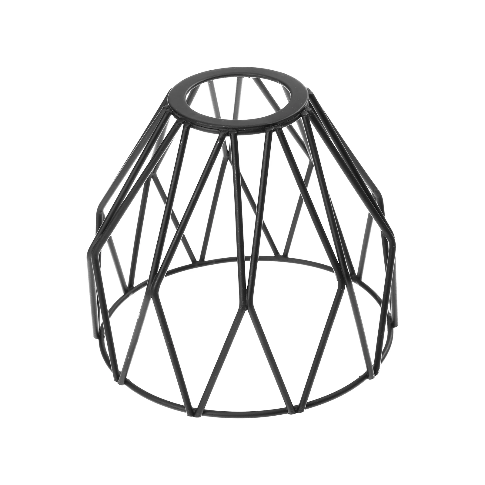 

Iron Wire Lamp Shade Metal Wire Lamp Basket Antique Industrial Light Bulb Cage Vintage Open Style Lamp Guard Ceiling Fan