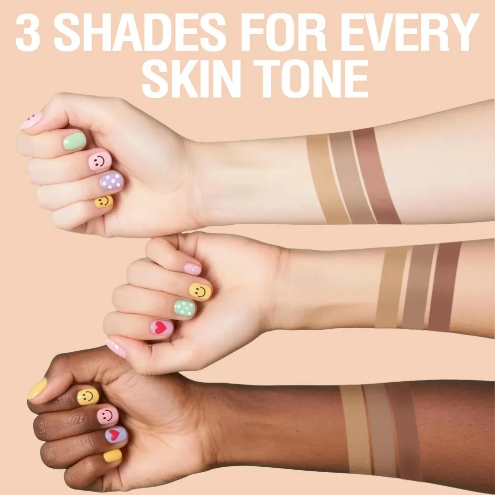 Multifunktionaler Konturenstift für V-Gesichter, veganer Highlighter, hochdeckender Concealer, Creme-Foundation-Stift, langanhaltendes Make-up_voghion.com