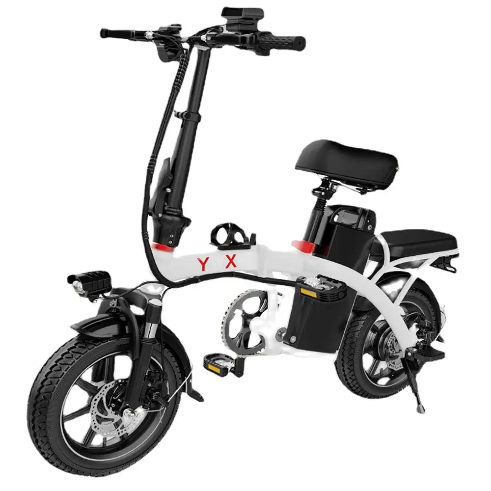 Foldable Electric Bicycle Electric Bikes Double Disc Brake Aluminum