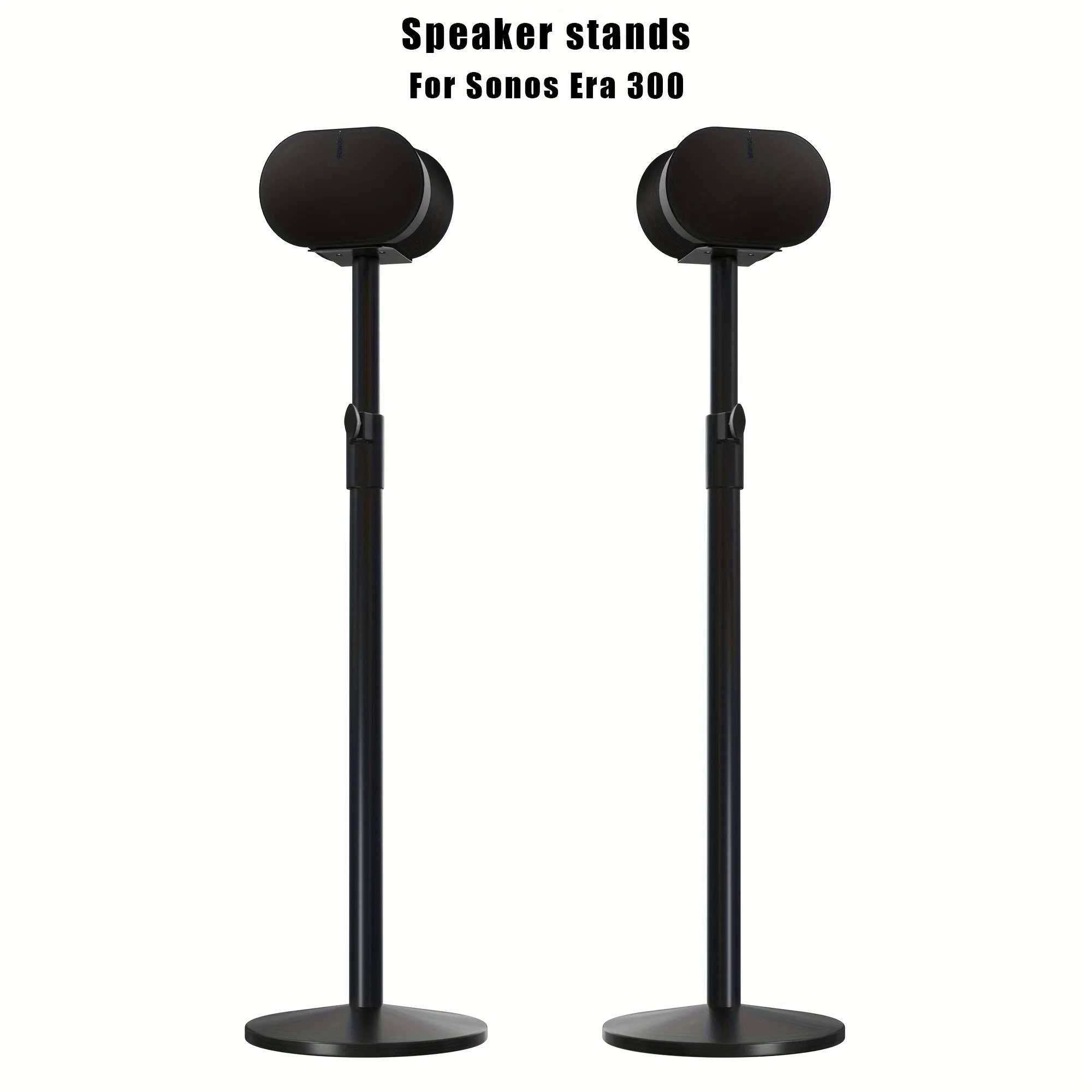 高さ調節可能なワイヤレススピーカースタンド,サウンドベース,ケーブル