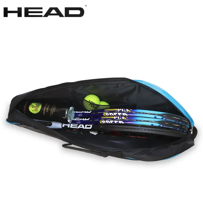 New HEAD Tennis Racket Bag For 3 Rackets Training Sport Competition Shoulder Hand Bag Squash Badminton Raquete De Padel Bag 6