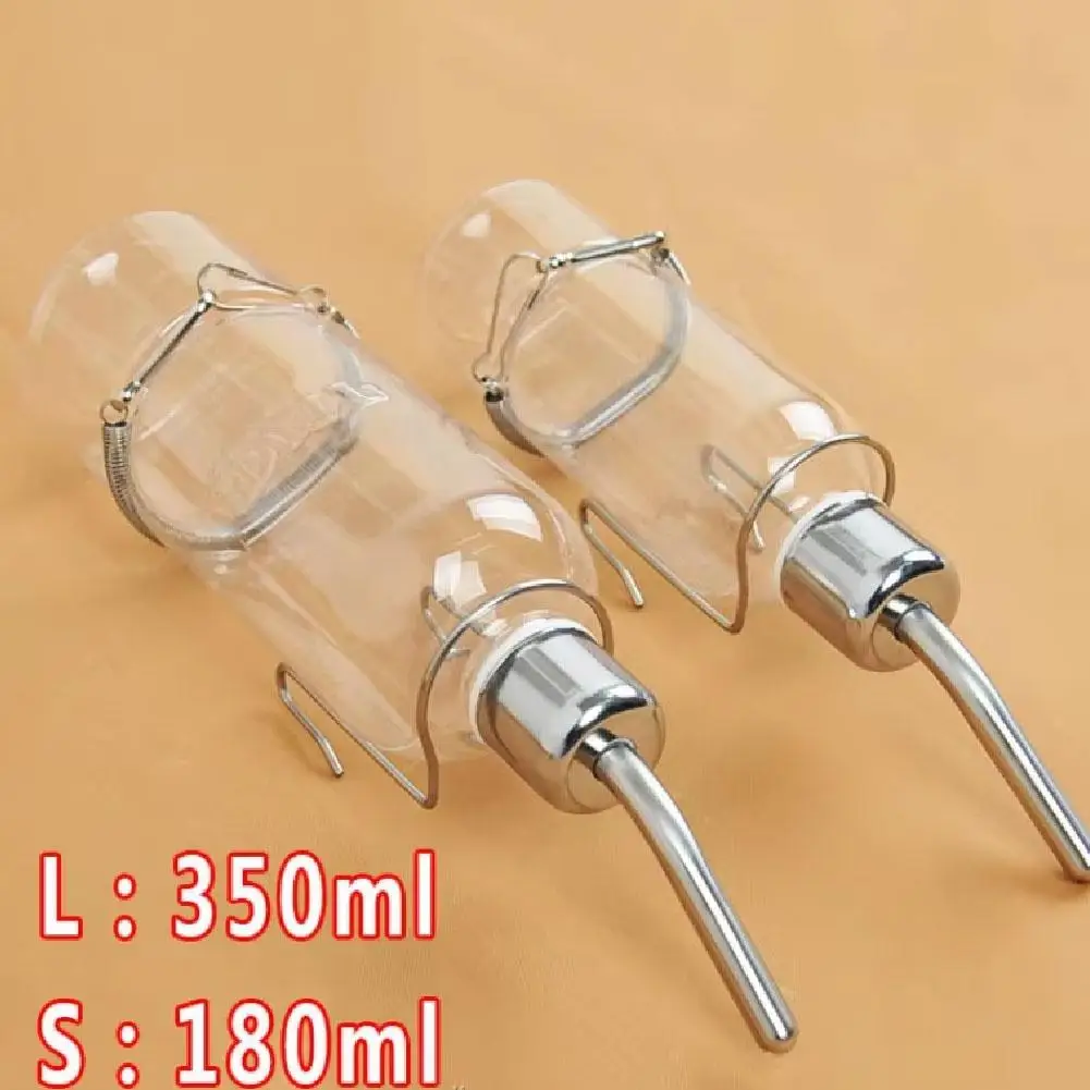 Stainless Steel Hanging Water Bottle for Hamsters and Rabbits