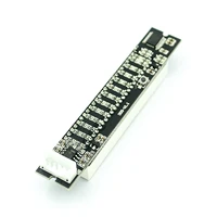 Mini Dual 12 Level indicator VU Meter Stereo Amplifier Board Adjustable light Speed Board With AGC Mode Diy KITS 4