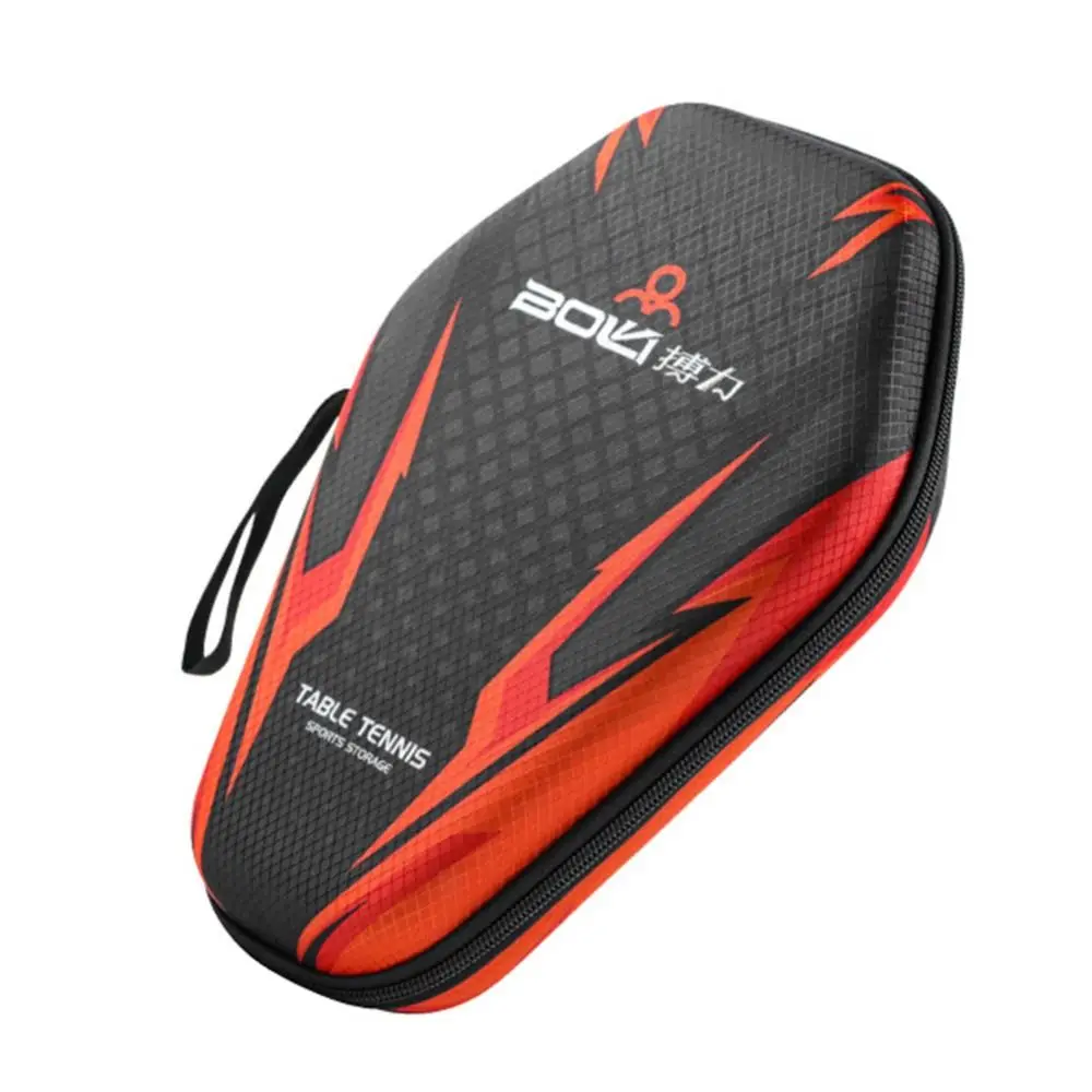 Hard Shell Table Tennis Racket Bags Dustproof Protective Case Ping Pong Storage Bag Waterproof Hand Strap