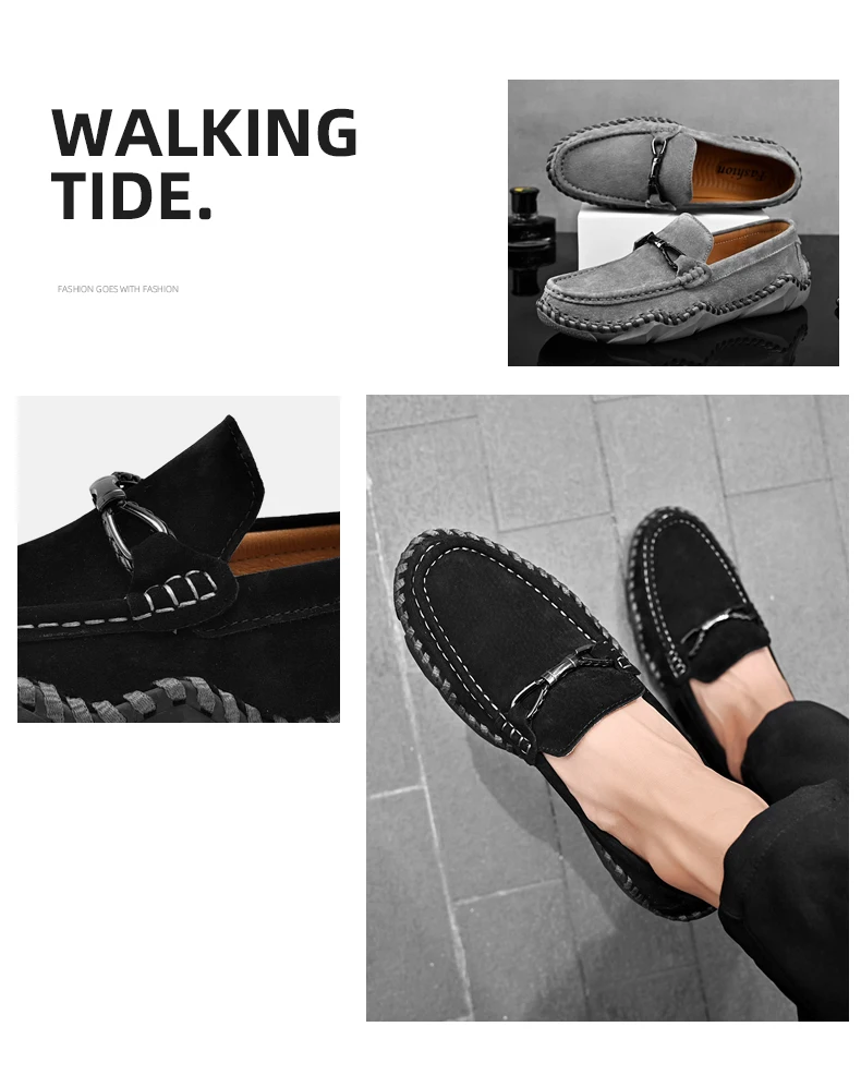 Loafers Shoes Men 2023 Man Flat Moccasin Shoes Men Boat Shoes Men