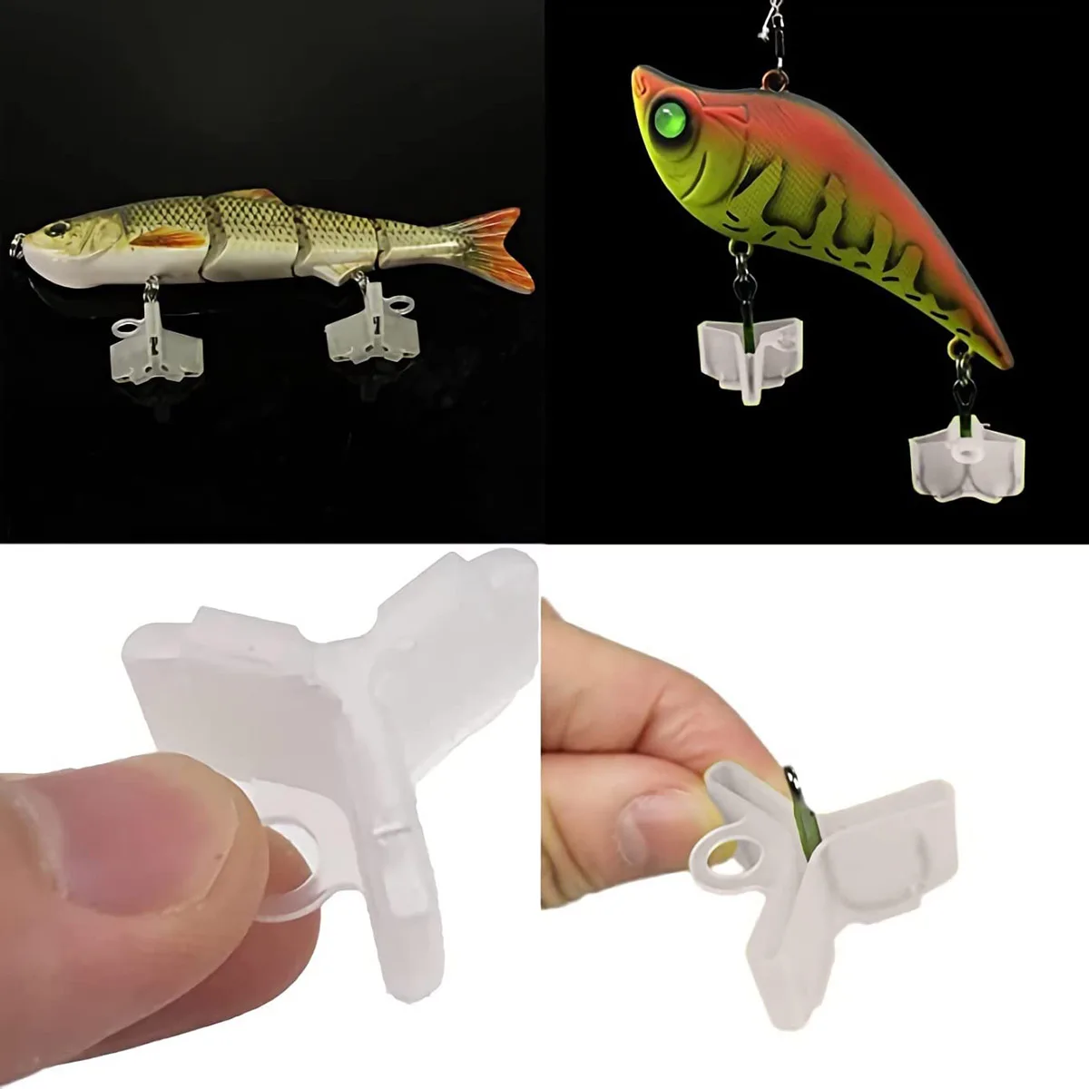 Fishing hook bonnets treble hook covers for standard fishing treble covers protector bonnets for fishing lures