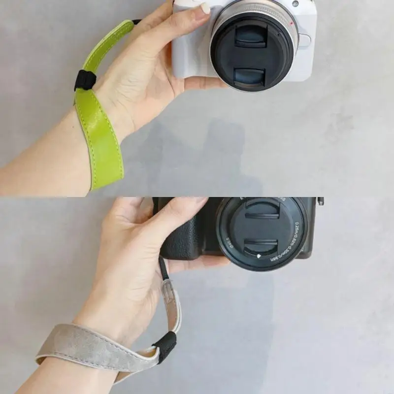 M50II XS10 ZV1 A6400 카메라 안전 스트랩 조절 가능한 착용감과 편안한 462E 보안 PU 손목 스트랩