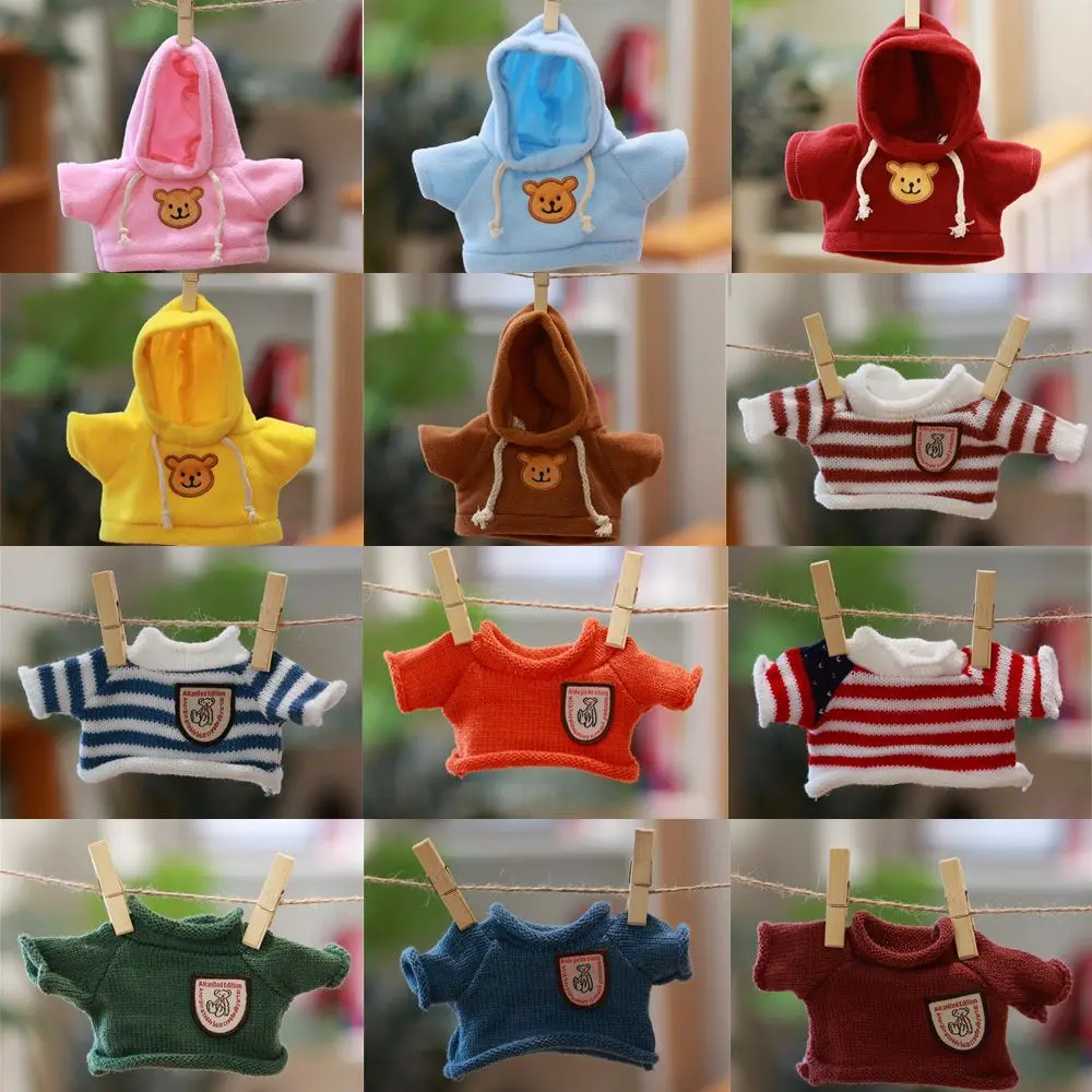 Ropa Para Peluche Y Osos De Construcción – Sudaderas Y Capuchas Intercambiables – Set Coleccionable Para Muñecas De 20-25 Cm – Regalo Creativo Para Niños