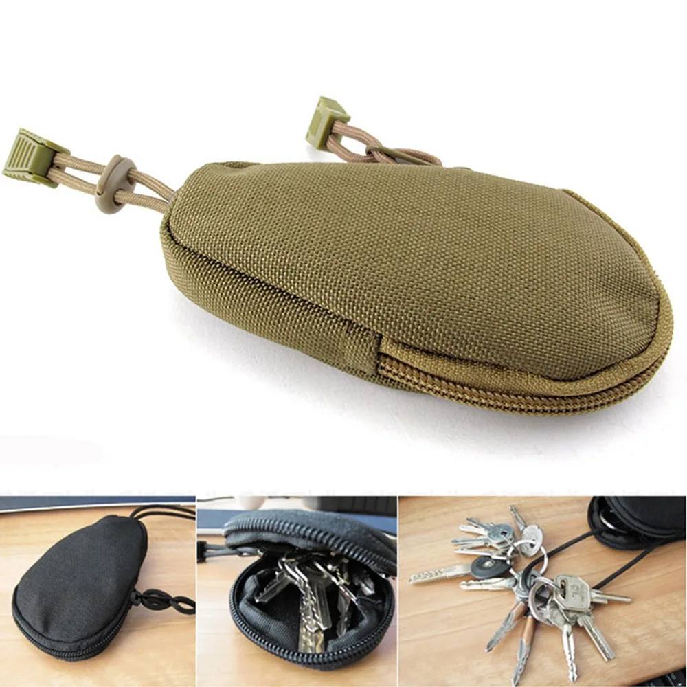 Durable Oxford Cloth Mini Key Holder Portable Multipurpose Men Coin Purses Easy to Use Key Organizer Outdoor coin purse key holder key organizer key purse