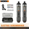 Worx 4V Electrical Screwdrivers Set WX242 Portable Smart Cordless Power Screw Driver Mini Electric Drill Home Repair Power Tool Worx 4V Electrical Screwdrivers Set WX242 Portable Smart Cordless Power Screw Driver Mini Electric Drill Home Repair Power Tool