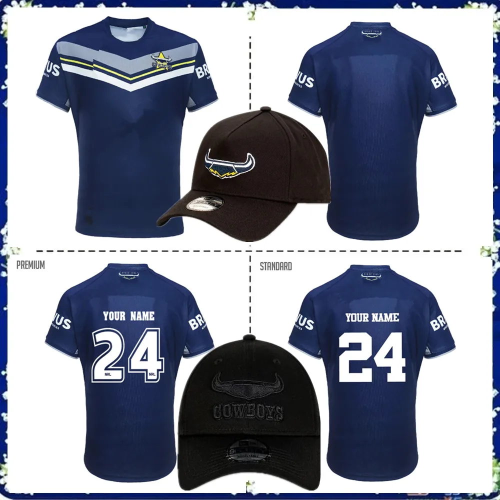 

2024 Северная Queensland Cowboys домашняя Регби Джерси 2023/24 COWBOYS черная бейсболка головные уборы тренировочная Джерси размер S--3XL---5XL