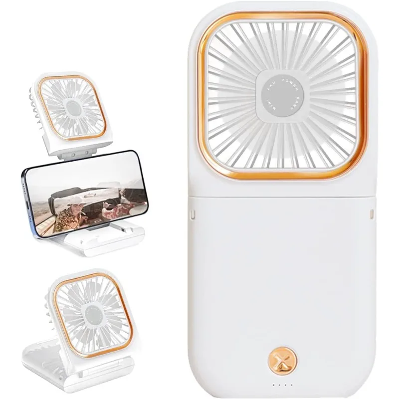 

Новинка 2024 г., портативный мини-вентилятор для сотового телефона, переносной вентилятор для шеи, тихий вентилятор для стола и маленького вентилятора для путешествий