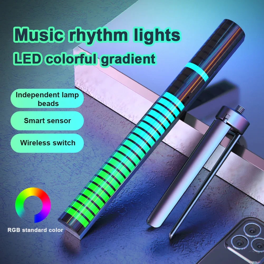 Luces LED Para Coche Por App – Tiras De 48 LEDs Con Control De Sonido Y Música – Ambientación Interior RGB De 5V-12V Multicolor