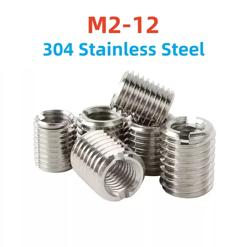 304 Stainless Steel Slotted Inside Outside Self tapping Thread Adapter ...