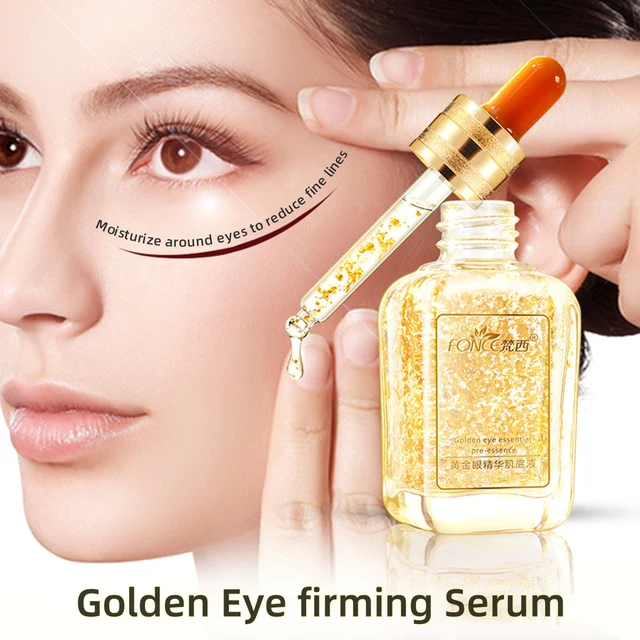 FONCE Golden Eye Serum reduces fine lines and moisturizes the skin around the eyes for women Women Eyes Care 30ml 1