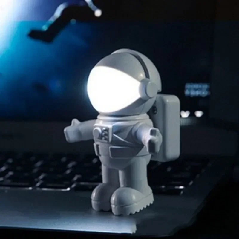 

Portable USB Powered Night Light Astronaut Shape Reading Desk Lamp DC 5V LED Light For Computer Laptop PC Lighting Space Lovers