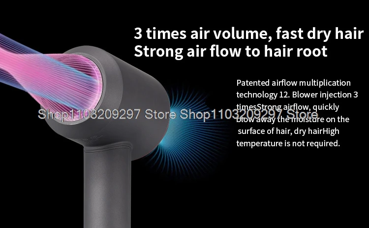 Hair Dryer Super Leafless Personal Care Styling Negative Ion Tool Constant Anion Electric