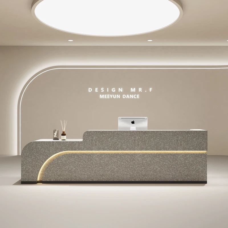 

Modern Simplicity Reception Desk Information Desk Beauty Salon Cashier Clothing Store Beauty Salon Meubilair Theater Furniture