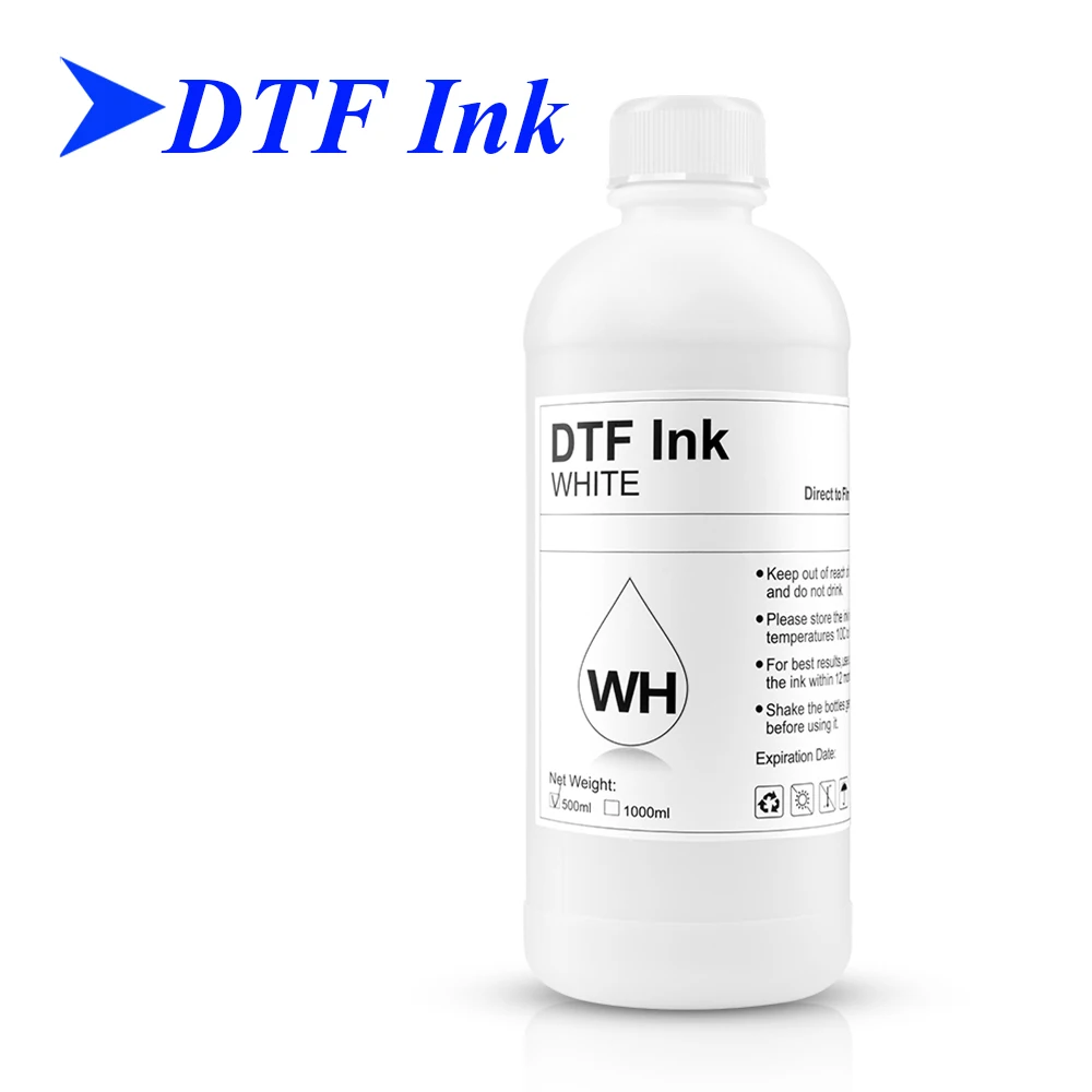 500ML DTF INK 5 color available For DTF Ink For Epson L1800 L800 L805 I3200 modified printer Direct Transfer Film PET Film direct to transfer film ink