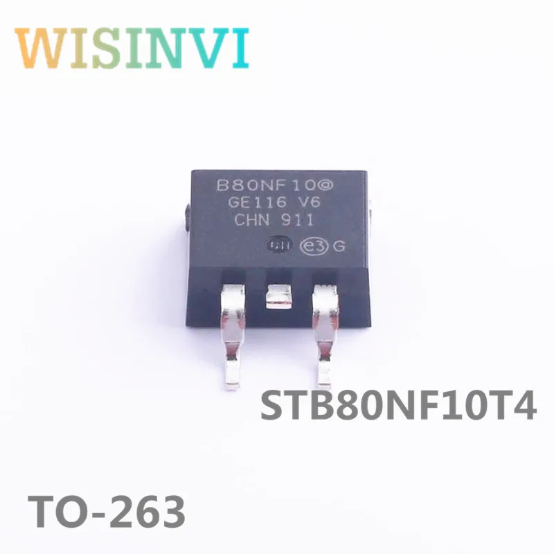 

10 шт. STB80NF10T4 B80NF10 значение напряжения: 100 в 80A Инкапсуляция: TO-263
