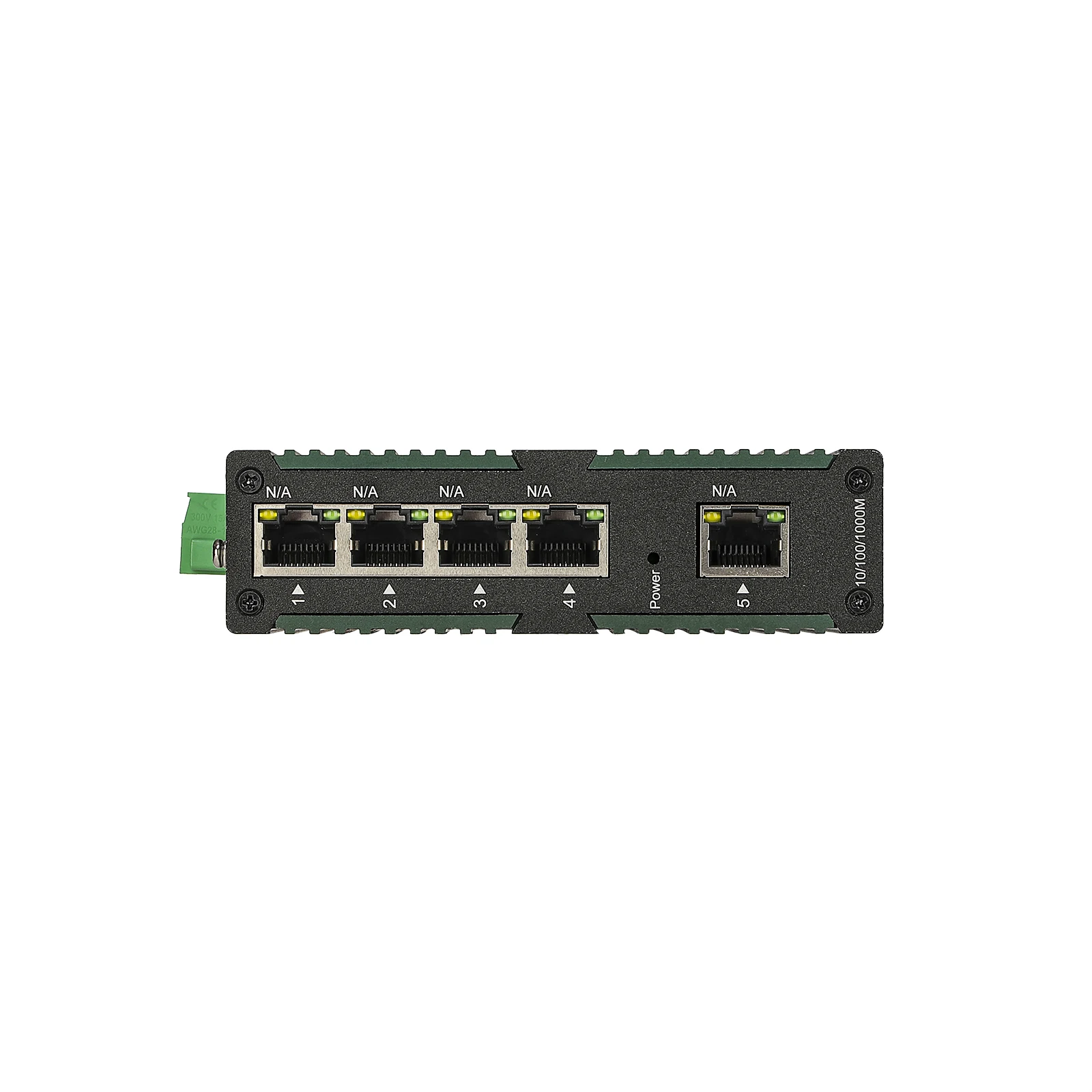 Din Rail Unmanaged 5 Ports Gigabit Ethernet Industrial Network Switch new 8 ports poe gigabit network switch ws c3560cx 8pc s