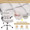 Ergonomic Office Chair Big and Tall High-Back Executive Computer Desk Chair Upholstered Comfortable Home Office Chair with Flip 3