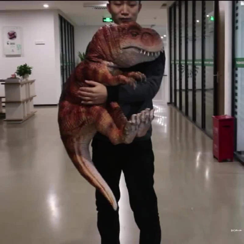 Burattino Di Dinosauro Mobile Realistico Animatronic Regalo Di Natale