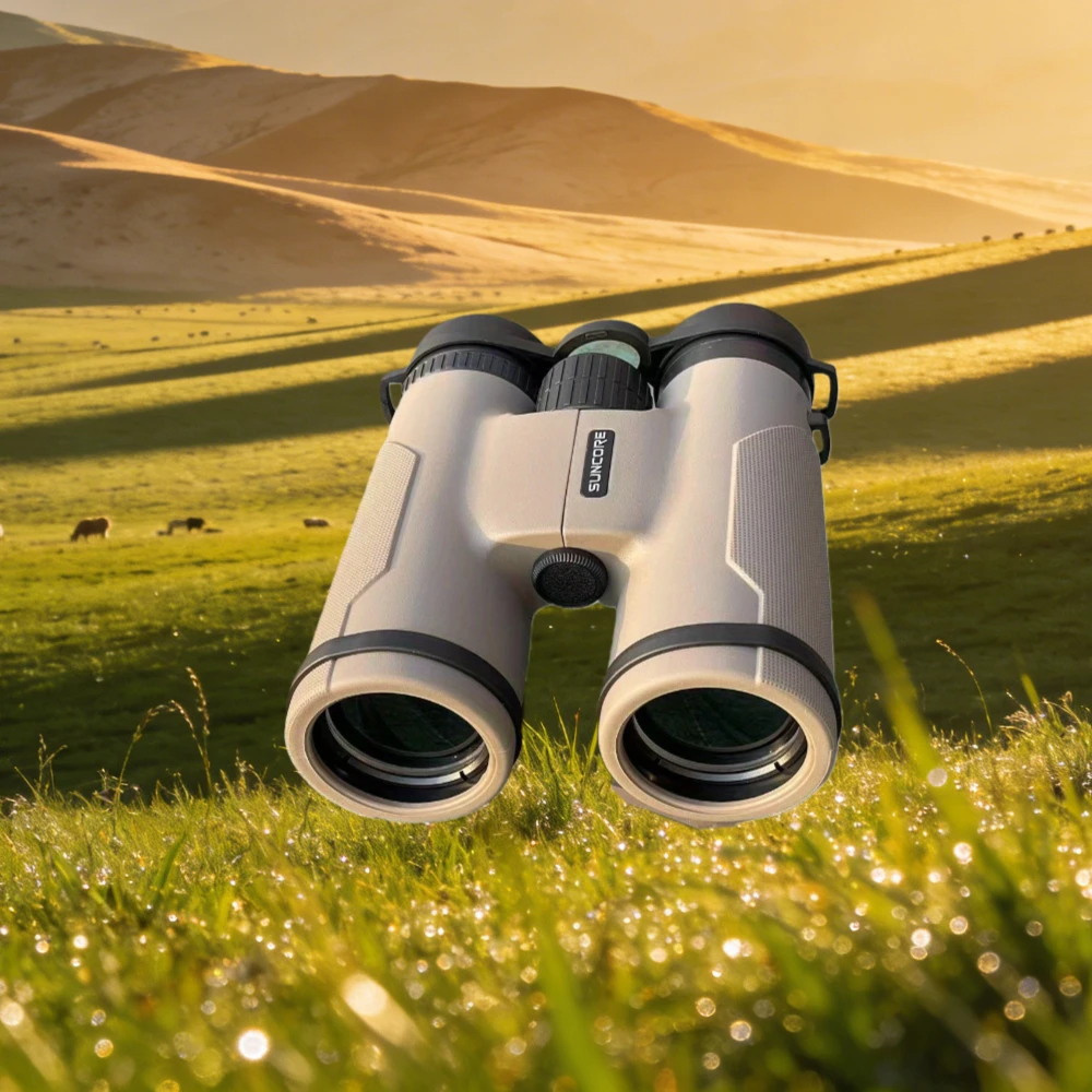 야외 활동 필수품 10×42 쌍안경, 고배율 HD, 방수 및 충격 방지, 사냥 및 별 관측용