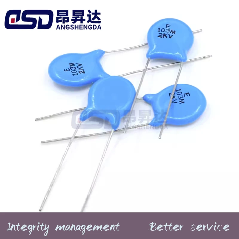 

High-Voltage Ceramic Disc Capacitor DIP 1000V 1KV 221K/331K/471K/561K/681K/102M 10% 50PCS